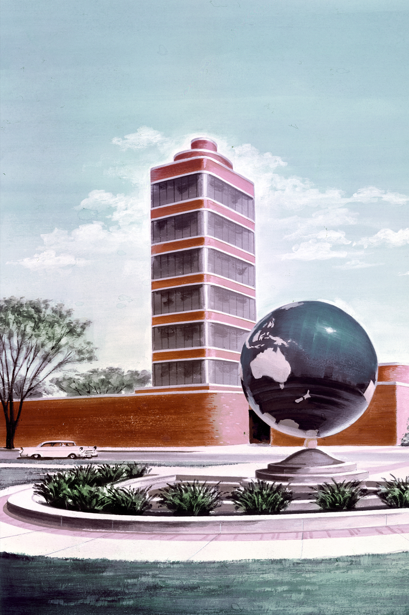 SC Johnson Research Tower Illustration SC Johnson Research Tower Illustration